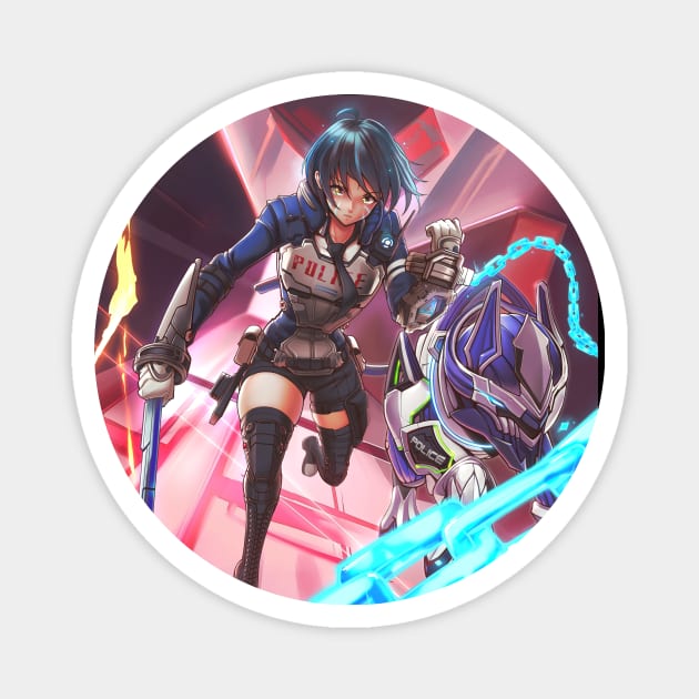 Astral Chain Magnet by hybridmink